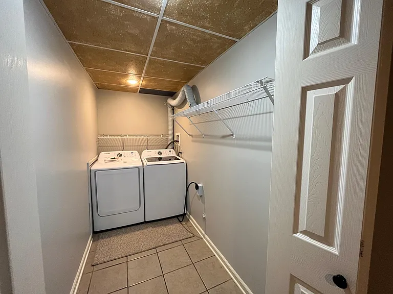 Washer and dryer included