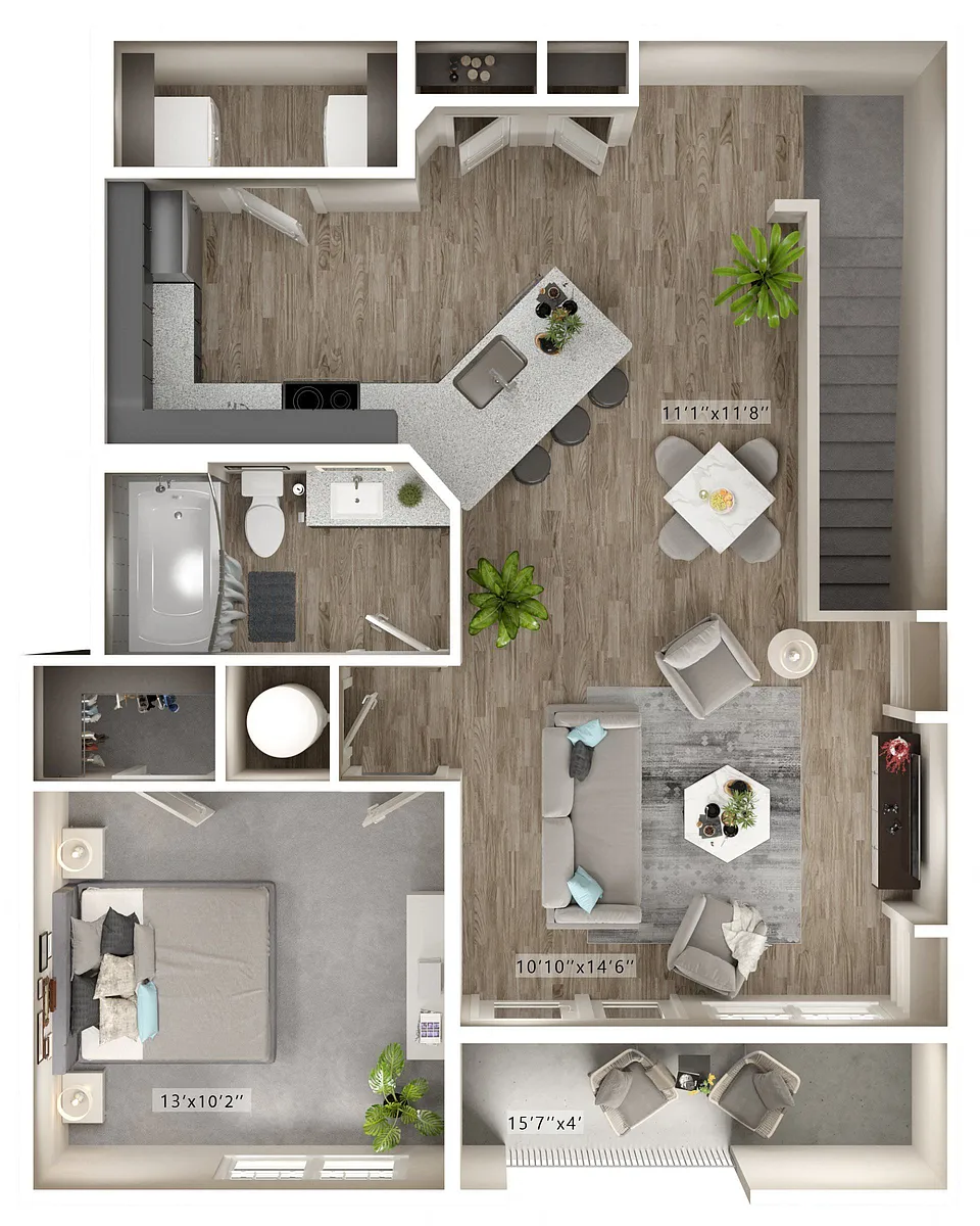 Floor plan Upper Stonewall