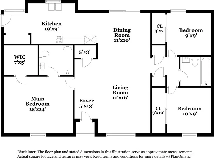 3 bed, 2.0 bath, 1216 sqft, $2,380 — Photo 3