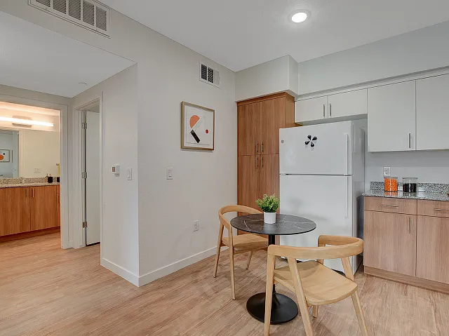 Large pantry in 2 bedroom model home