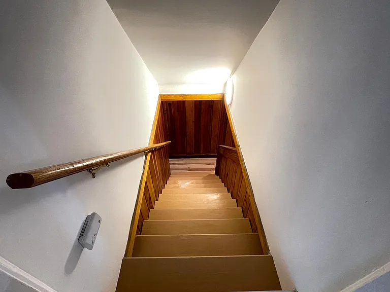 Heading down to the finished basement