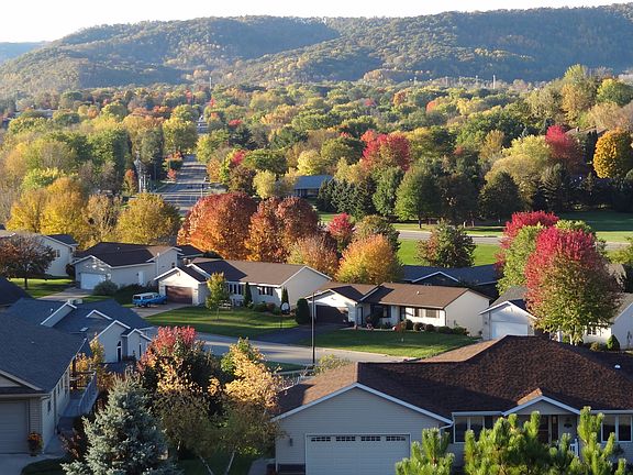 Autumn view from deck