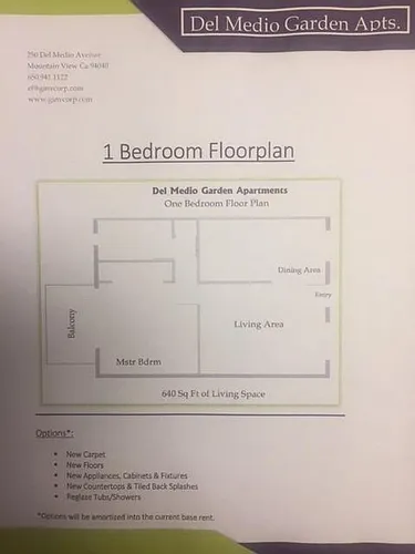 Floor plan 1 Bedroom