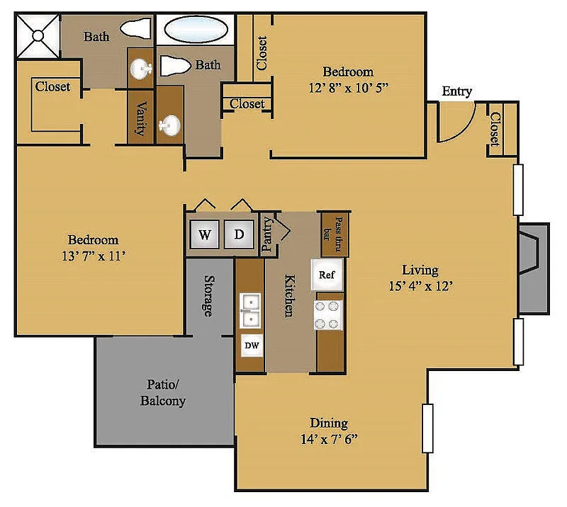 Floor plan B1