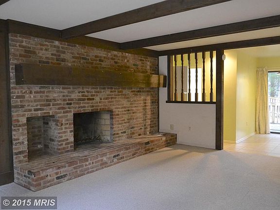 Family room towards kitchen