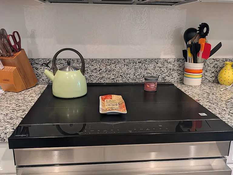Brand new stainless steel appliances