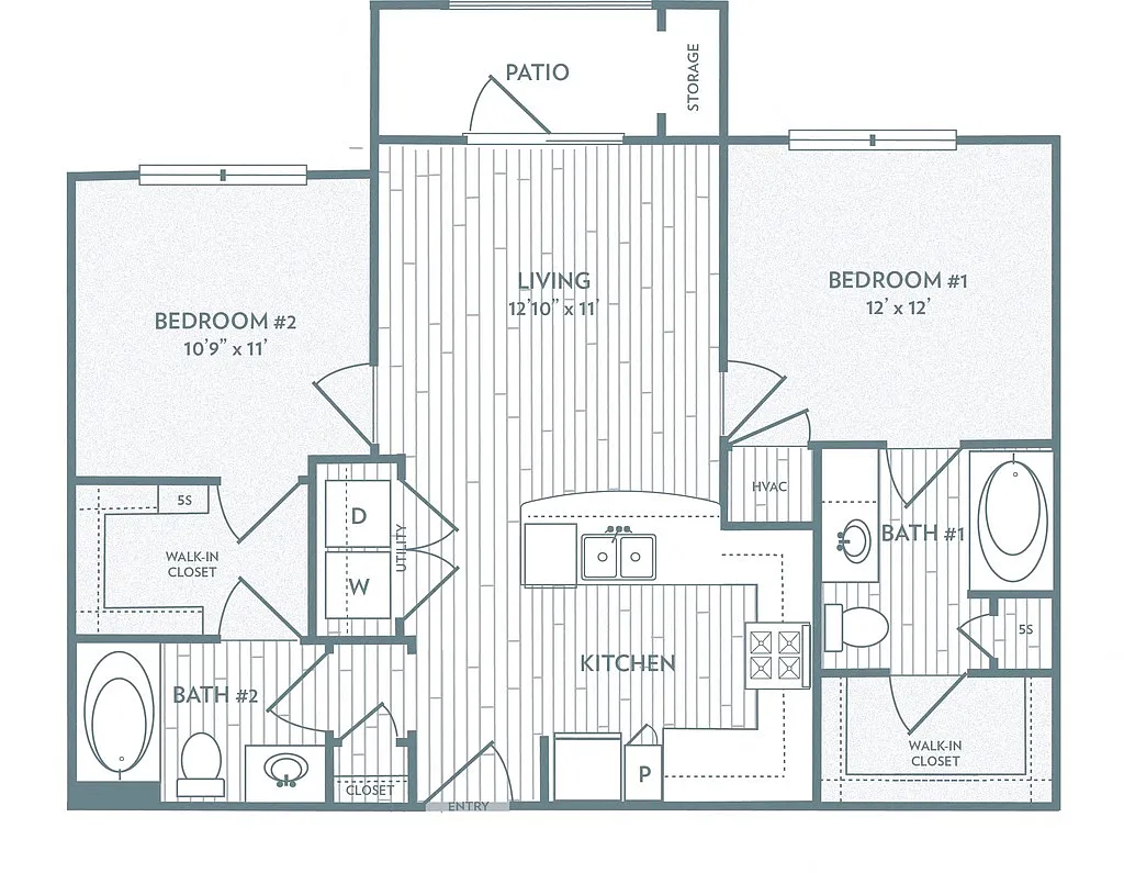 Floor plan B1 - Amsterdam