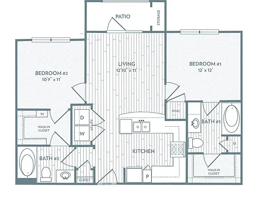 Floor plan B1 - Amsterdam