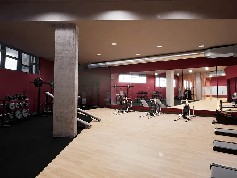 24-hour Fitness Center