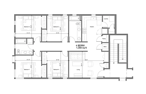 Floor plan 4A