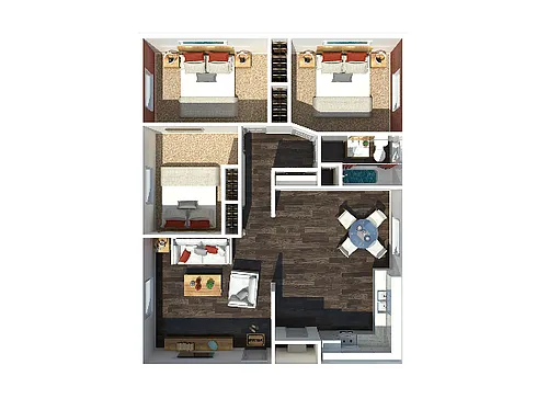 Floor plan 3 Bedroom