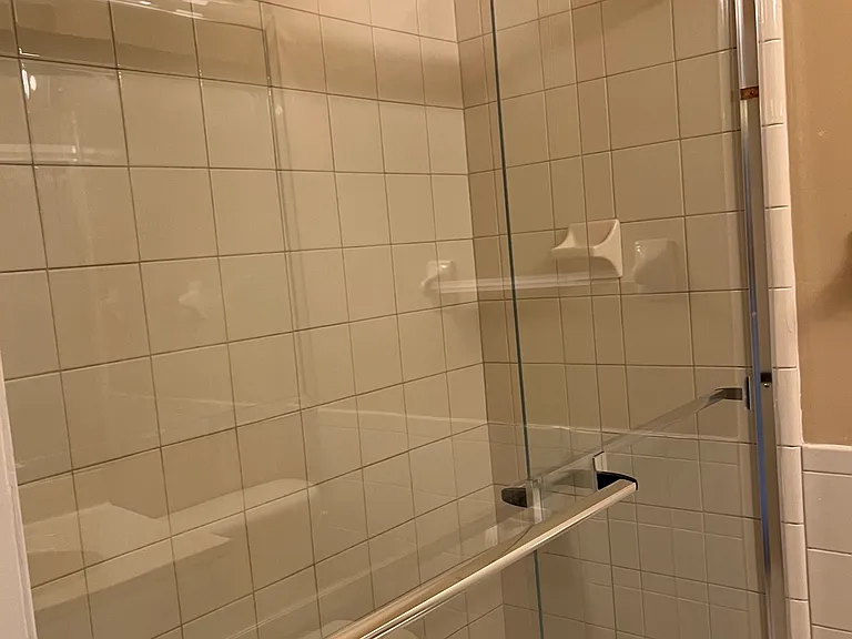 Walk-in shower installed a few years ago.
