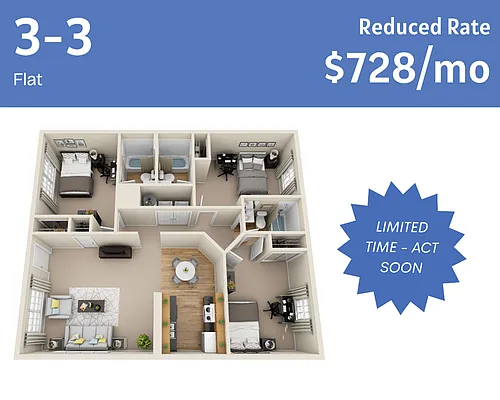 Floor plan 3-3F