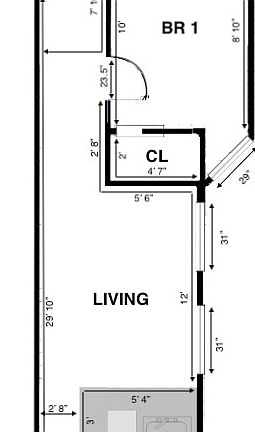 2nd image of 43 Jane St APT 4FW