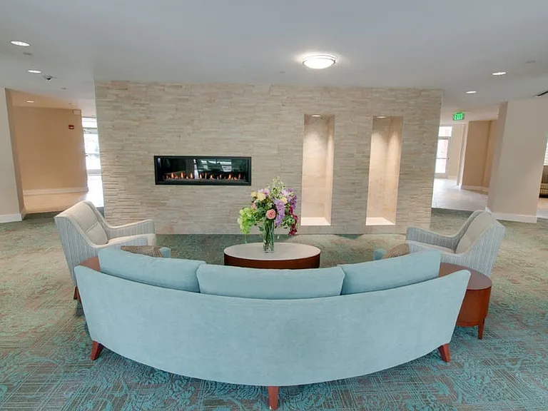 Resident Common Area with Fireplace