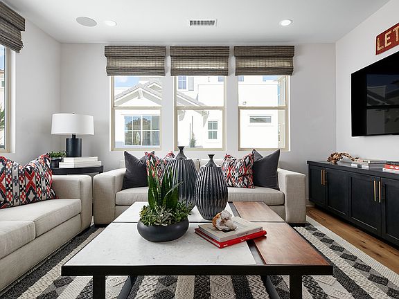 Cerise At Canvas Plan 3 Model Home Great Room