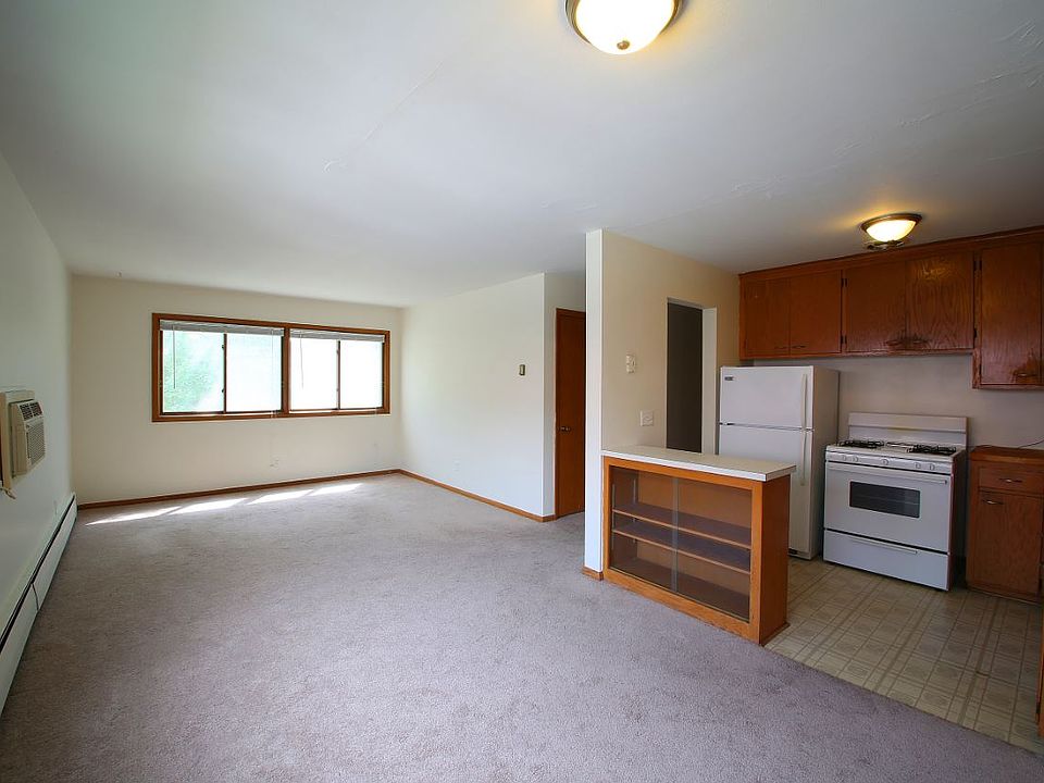 Living room and dining room