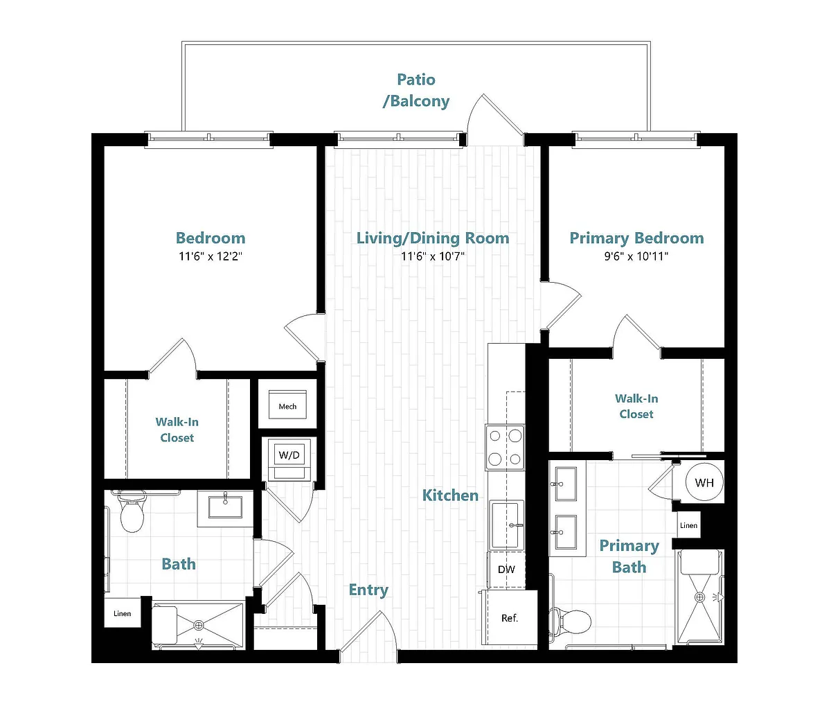 Floor plan B12A