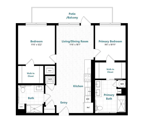 Floor plan B12A