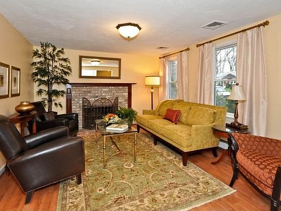 Fireside living room