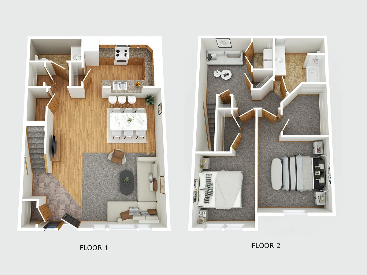Floor plan 2 Bedroom