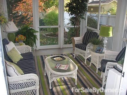 Screened In Porch
						:
						Off of the Master Bdrm, view the beautiful backyard.