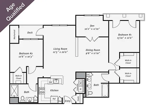 Floor plan A-B11D