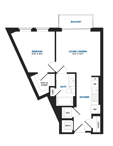 Floor plan A5A - Chase