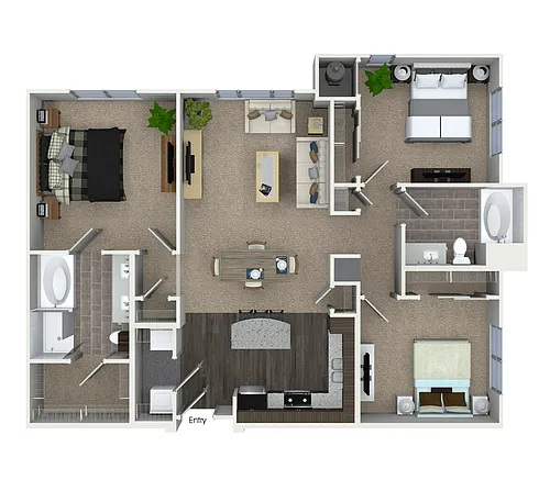 Floor plan C2B