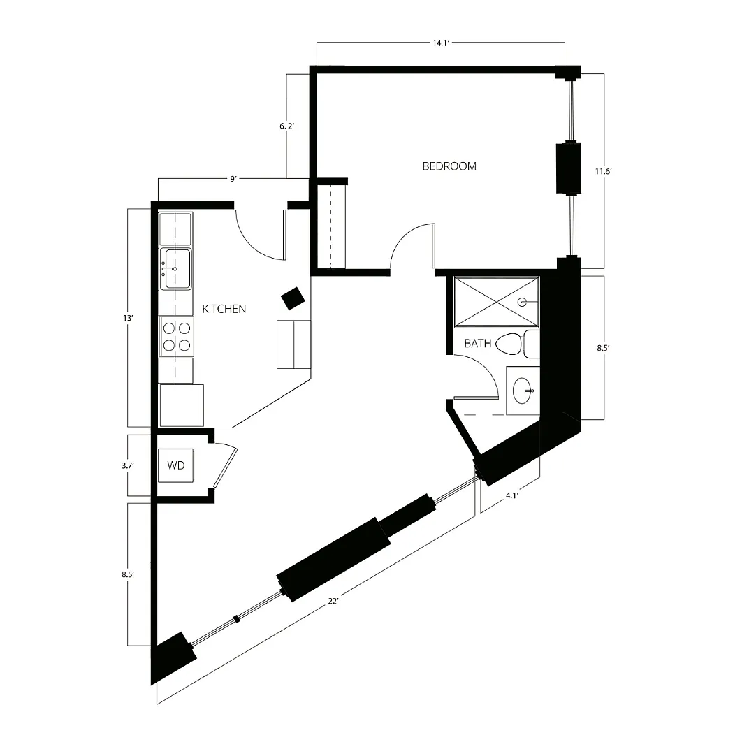 Floor plan A7-LIB