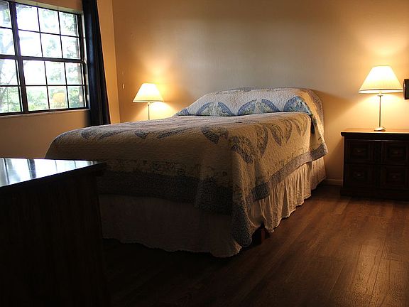 Bedroom with north window