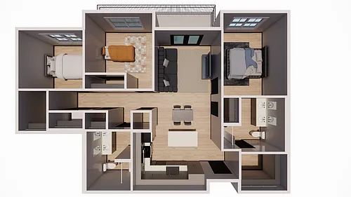 Floor plan The Summit - 3 Bedroom