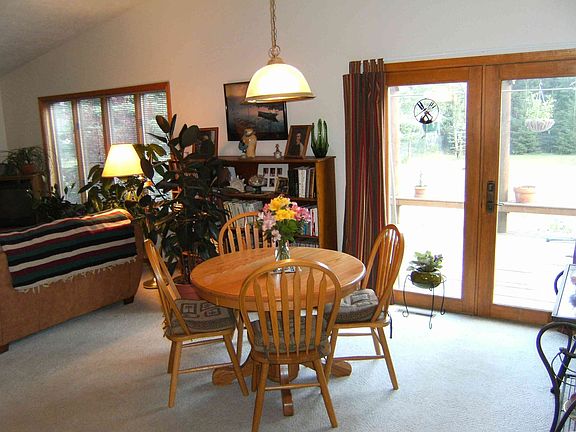 French doors off the dining room to the deck
