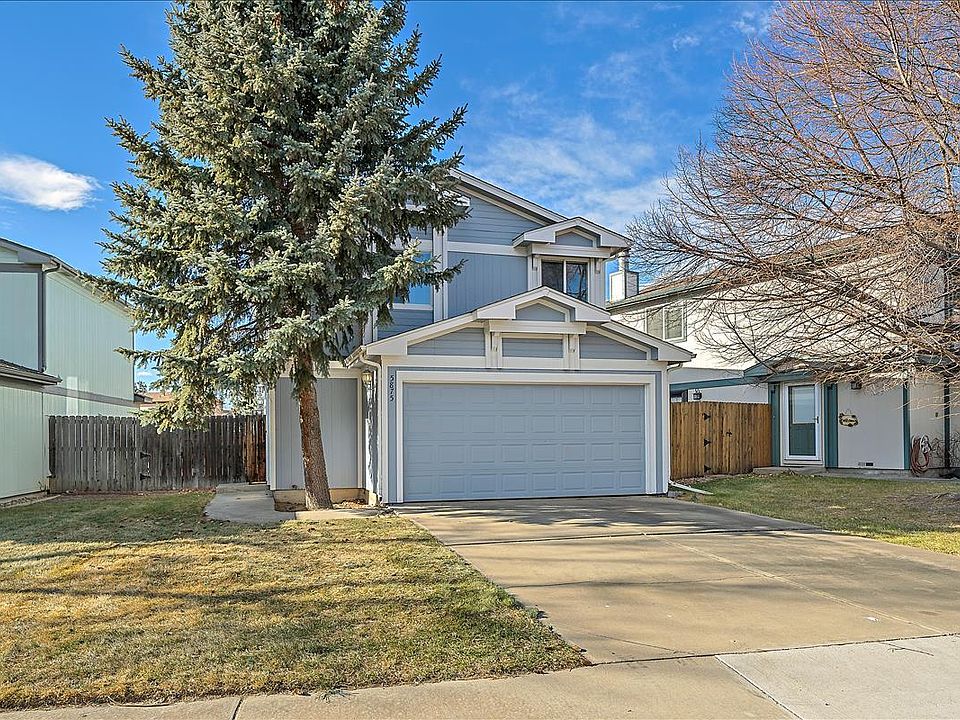 Front of the 3 bed + loft 1.5 bath, 2 car garage. No basement