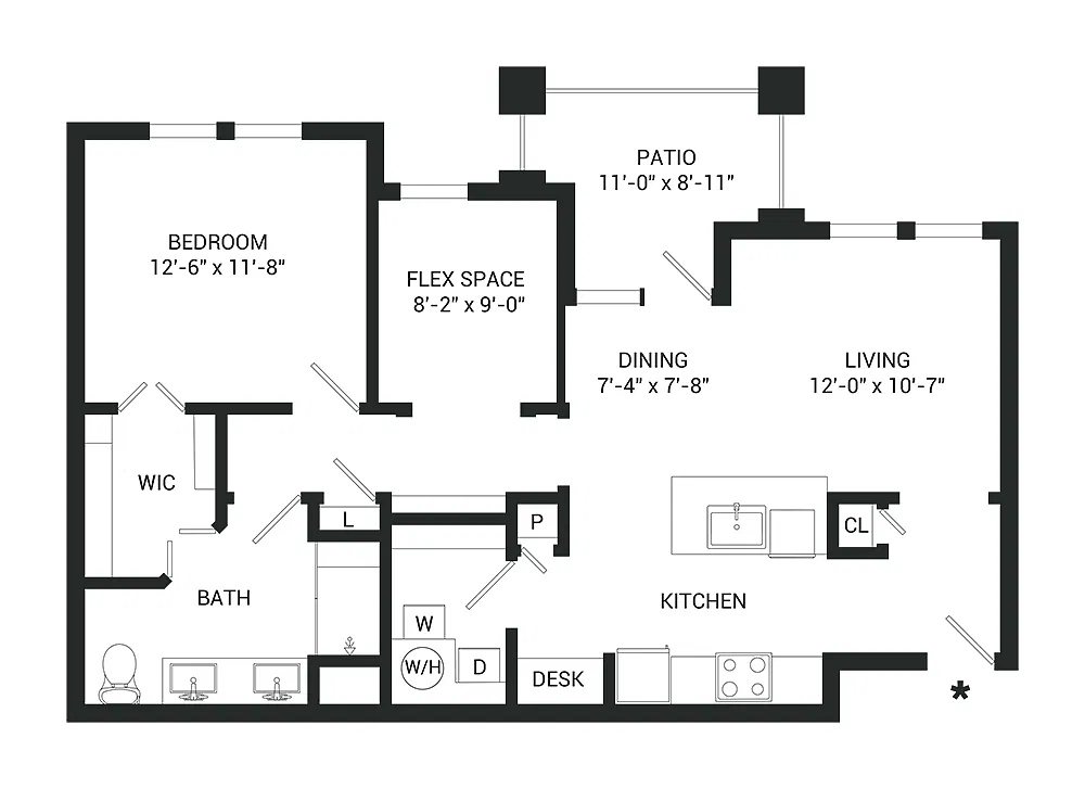Floor plan Cyan