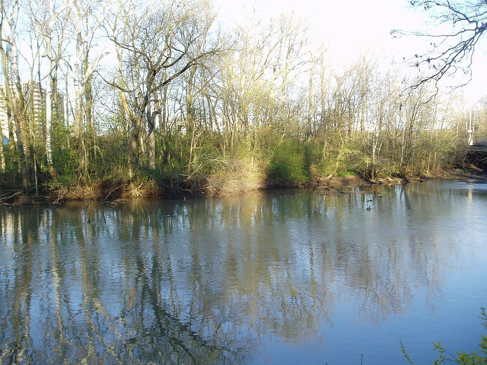 View of Olentangy River from deck