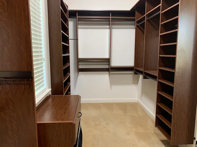 Large master walk-in closet