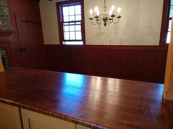 tiger maple island countertop