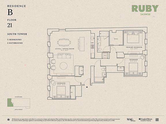 2nd image of 243 W 28th St #21BS