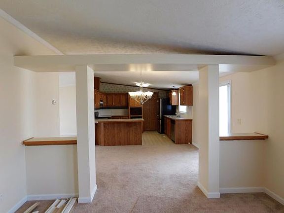 From the family room to the kitchen