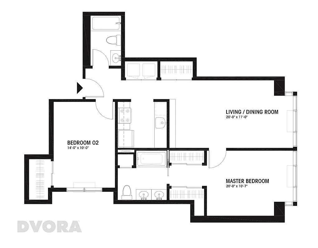 Floor plan 201-401