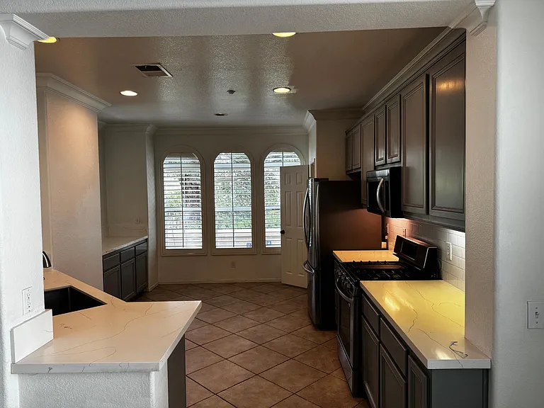 spacious kitchen