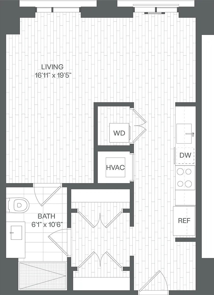 Floor plan Studio-SA(SIM)