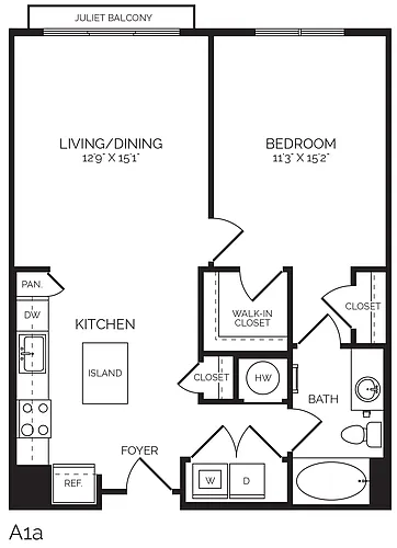 Floor plan A1a