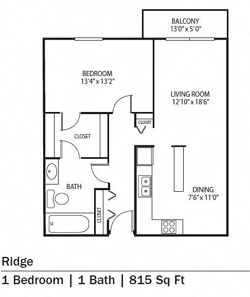 Floor plan Ridge/Birch/Redwood