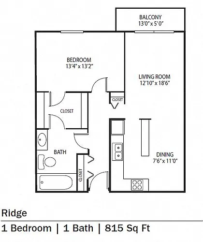 Floor plan Ridge/Birch/Redwood