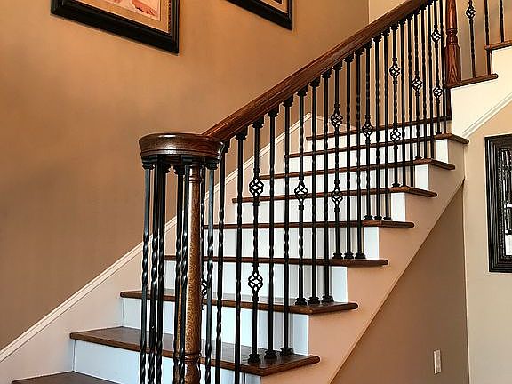 Beautiful Staircase in Foyer