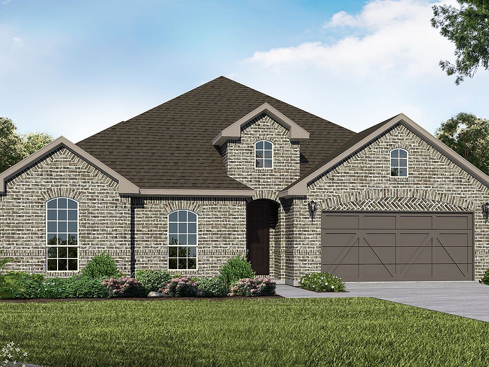 Plan 1683 Elevation A by American Legend Homes