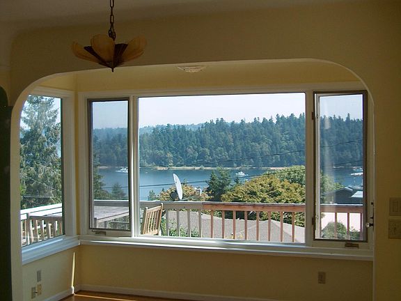 Living room with view