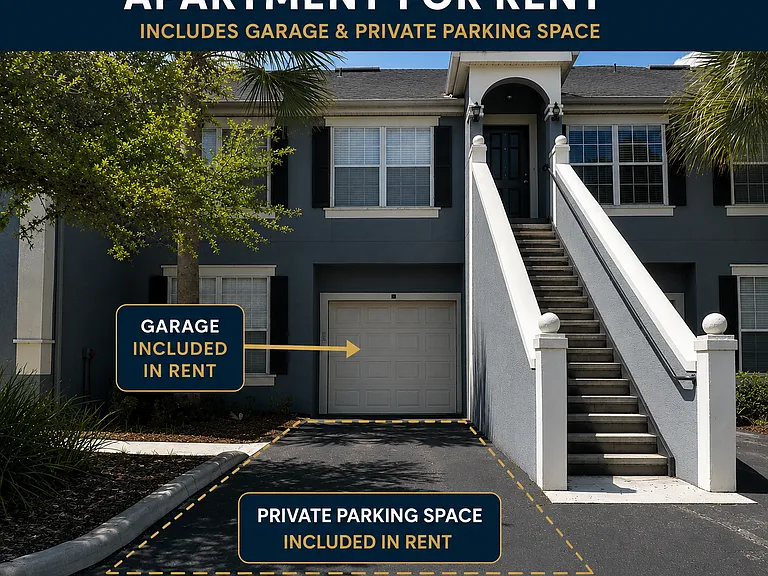 Garage with Parking Space